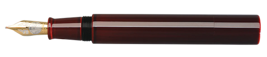 Danitrio Tame-nuri Shu (Red) Genkai 18K Gold B Nib Fountain Pen