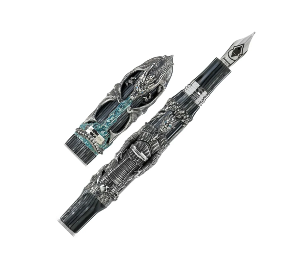 Montegrappa Game of Thrones Winter is Here 18K M Nib Limited Edtion 113/300 Fountain Pen