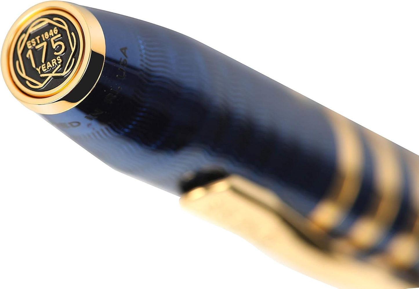 Cross Century II Special Edition 175th Anniversary Collection Translucent Blue Lacquer M Nib Fountain Pen