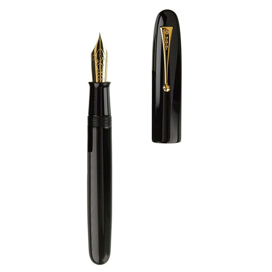 Pilot Namiki Emperor Urushi Black Fountain Pen No.50 FM 18K Gold Nib