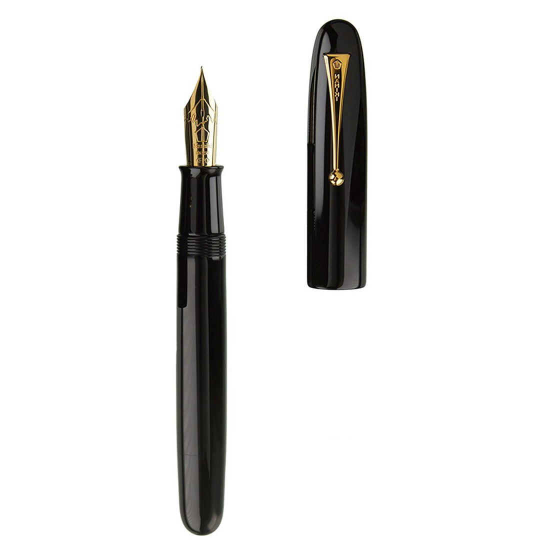 Pilot Namiki Emperor Urushi Black fountain pen with No.50 18K gold nib