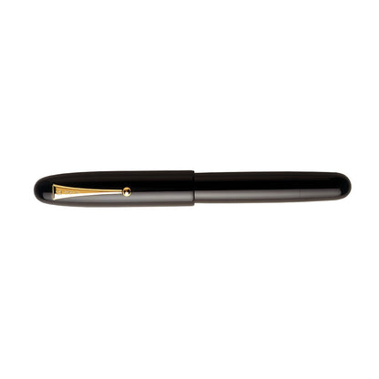 Pilot Namiki Emperor Urushi Black fountain pen, capped view