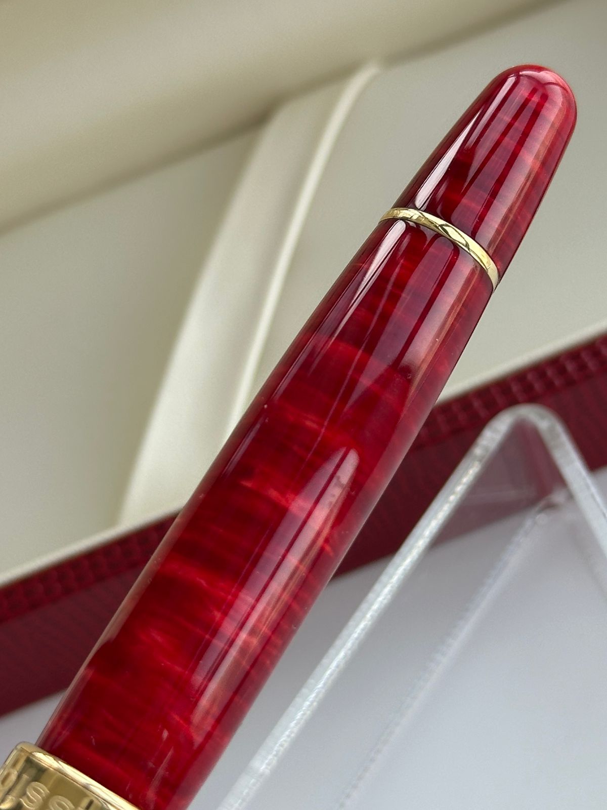 2007 CLASSIC PENS LM1 FLAME RED LAMBROU LIMITED EDITION FOUNTAIN PEN