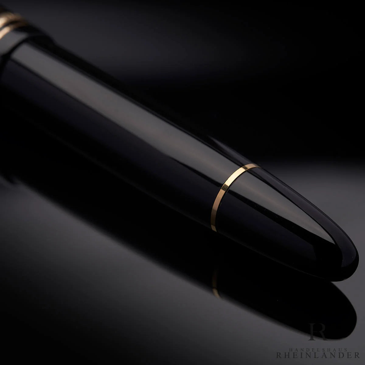 Montblanc Meisterstück 75th Anniversary No.149 — close-up of anniversary rings on barrel